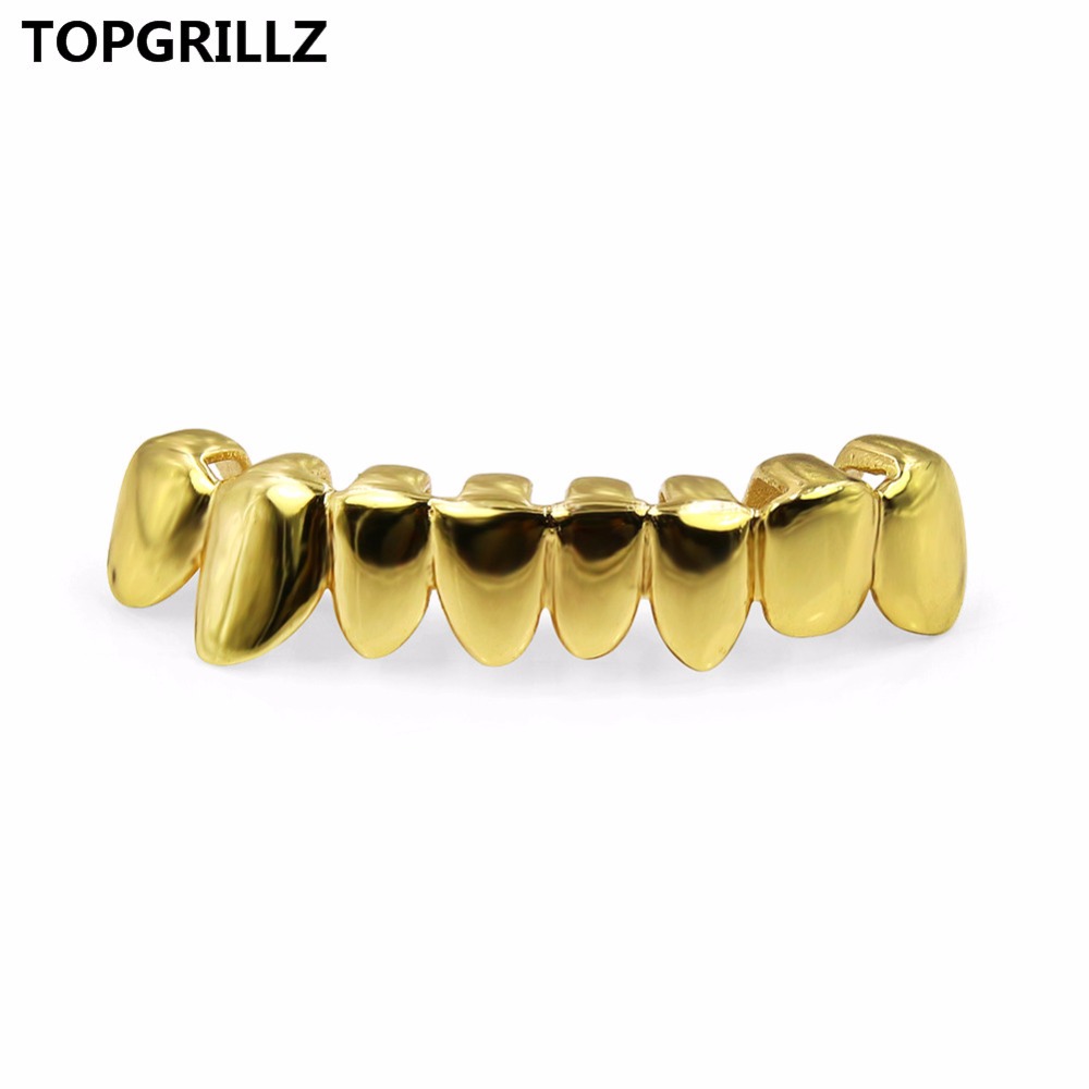 Yellow Body Jewelry - Topgrillzイエローゴールドカラーメッキドリップスタイル歯グリルドリップボトムグリルズ型歯グリル