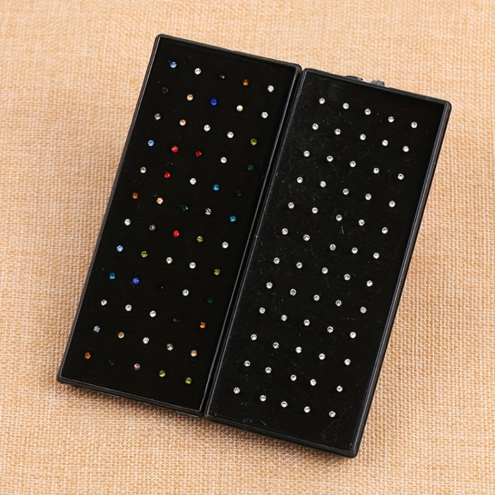60 個のノーズリングセットスタッドピアスステンレス鋼ノーズ - Body Jewelry Store のレビューと価格