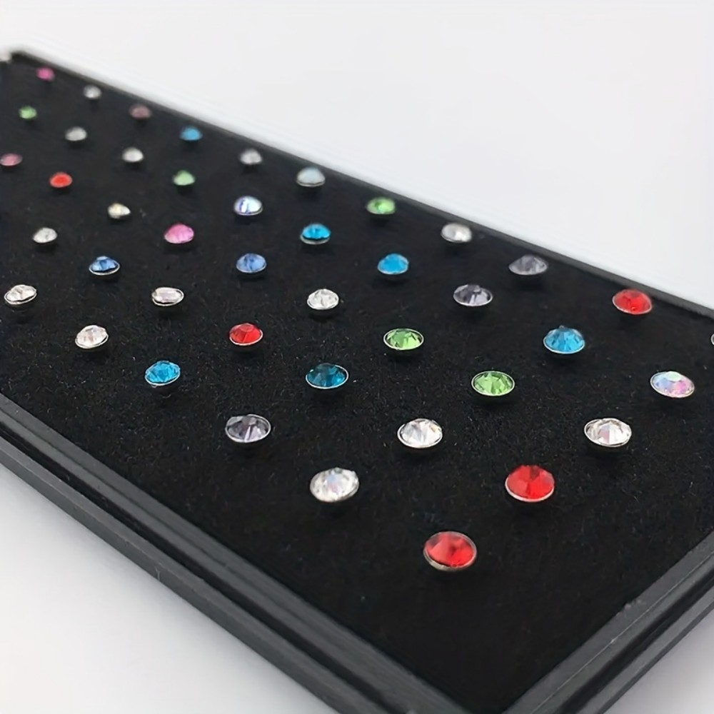 60 個のノーズリングセットスタッドピアスステンレス鋼ノーズ - Body Jewelry Store のレビューと価格