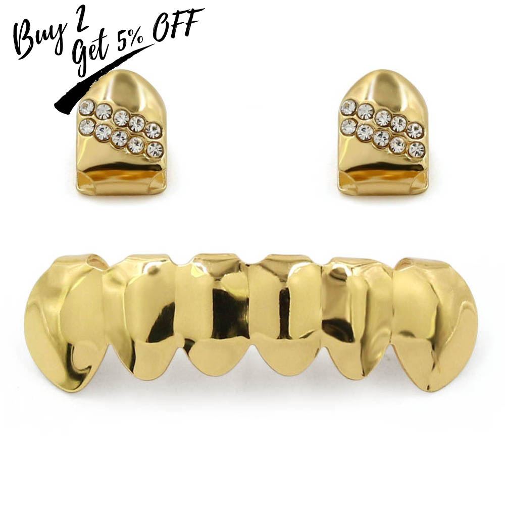 Topgrillzヒップホップグリルイエローゴールドカラーメ - Yellow Body Jewelry のレビューと価格