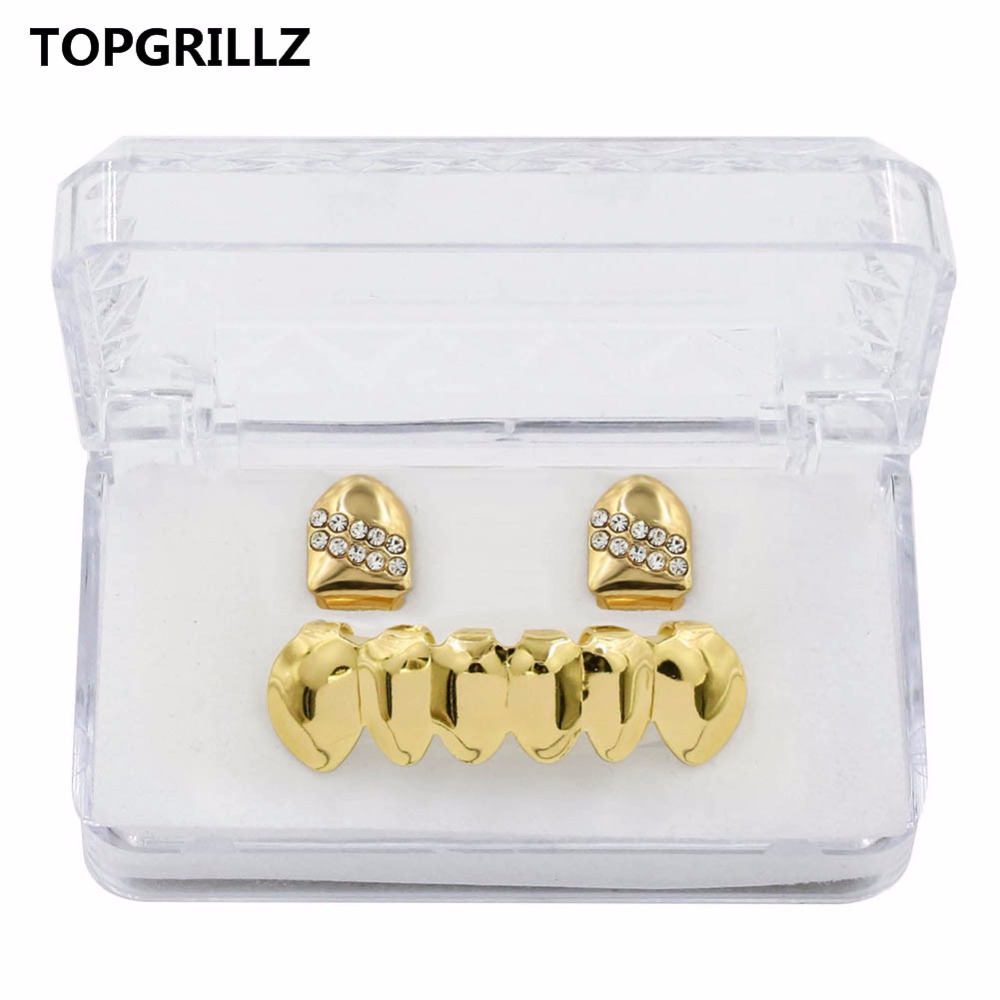 Topgrillzヒップホップグリルイエローゴールドカラーメ - Yellow Body Jewelry のレビューと価格