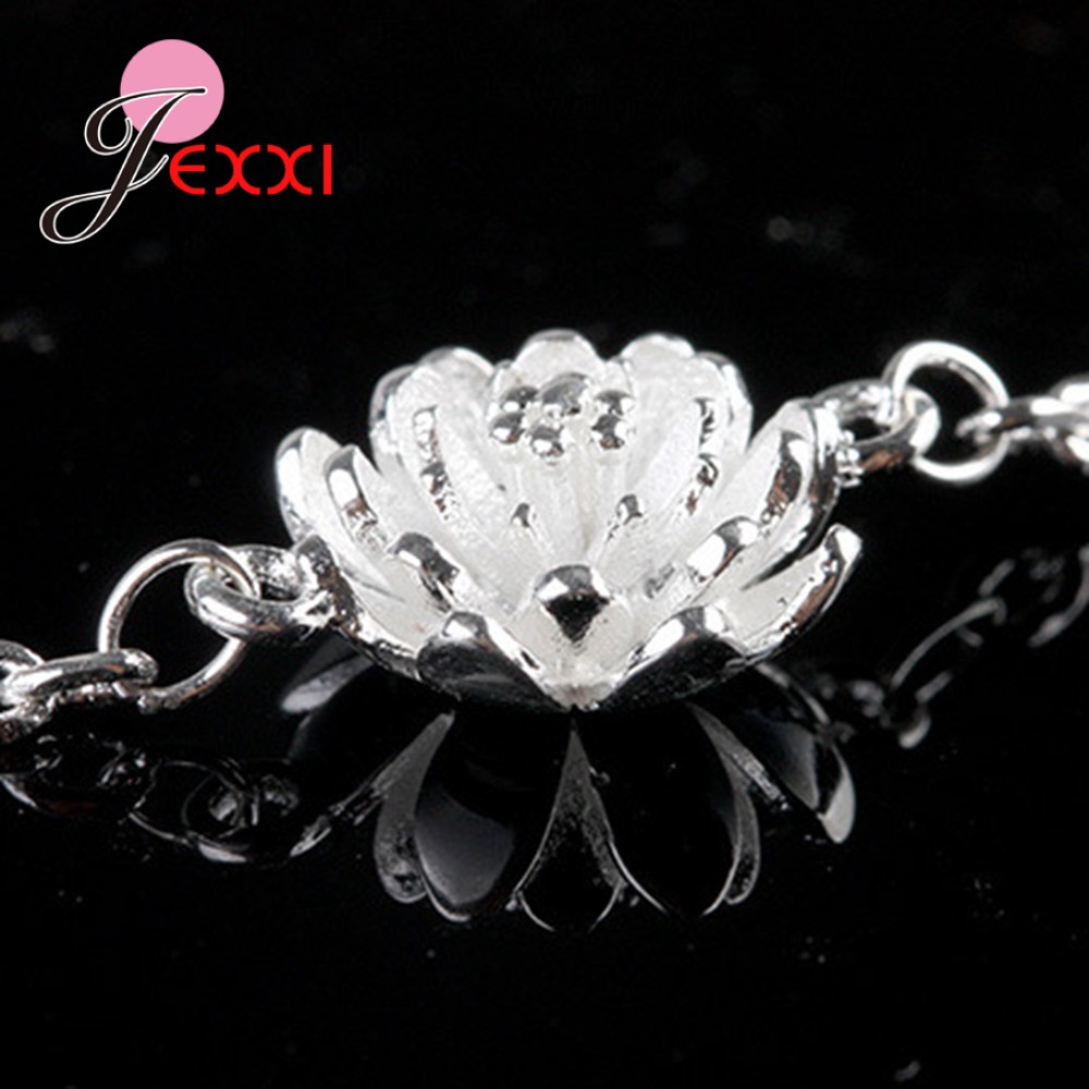 植物の花 925 スターリングシルバーブレスレット女性のため - Yellow Body Jewelry のレビューと価格