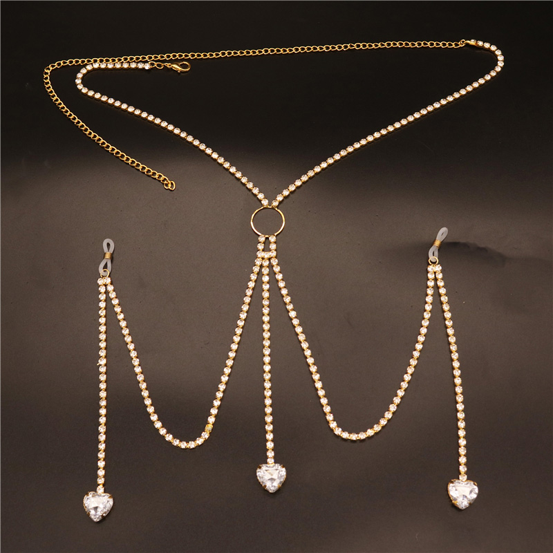 2023 新ファッションホワイトハート乳首チェーン非ピアスア - Body Jewelry By The Chain Gang のレビューと価格