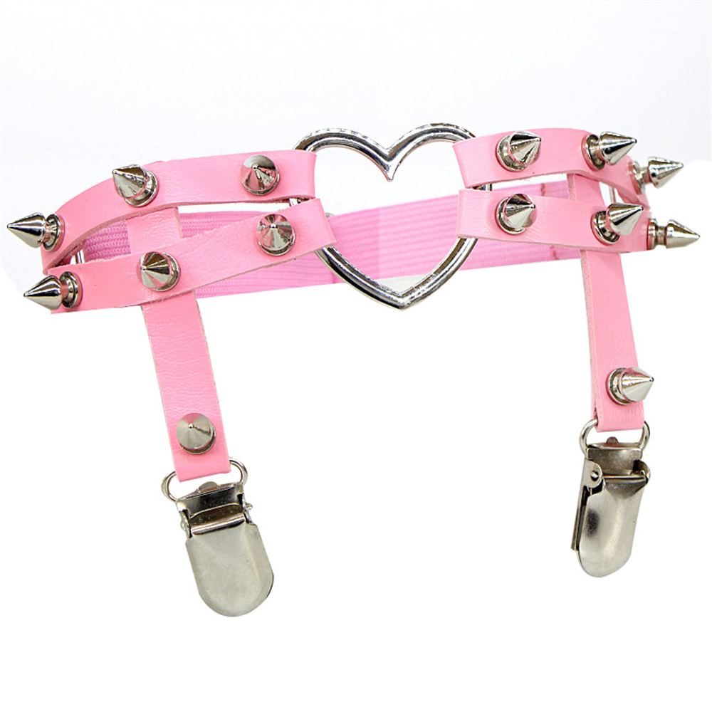 1 個女性パンクゴスハート Pu レザー弾性脚リングボディジ - Body Jewelry By The Chain Gang のレビューと価格