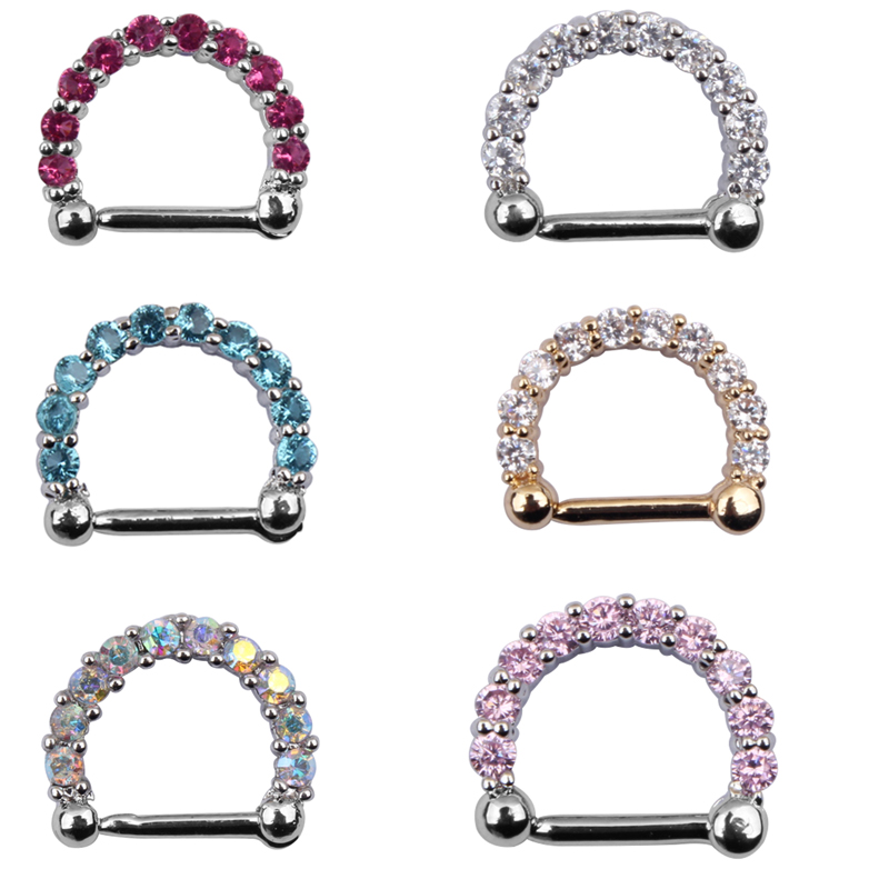 1個入りフープクリップオンノーズセプタムリング、男女兼用、ス - Septum Clicker Ring のレビューと価格