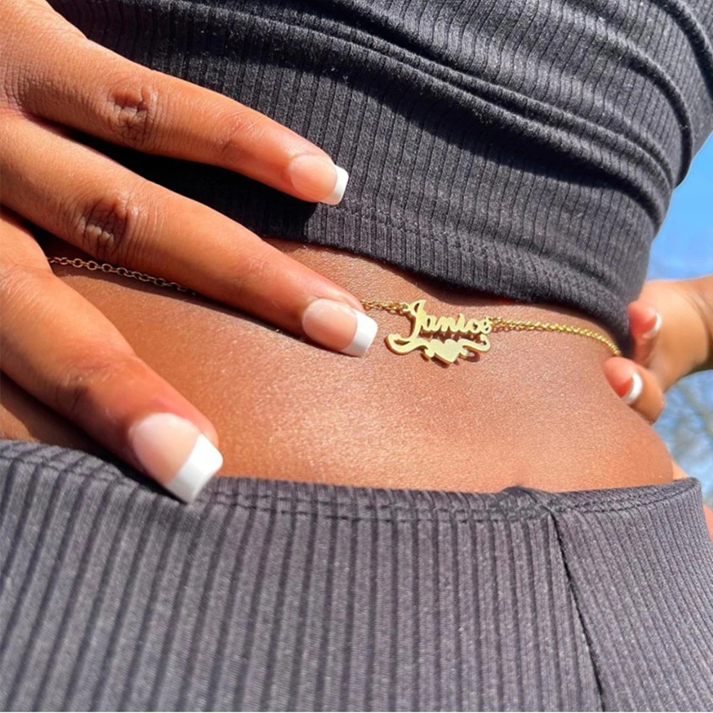 ボディチャーム,ビーチジュエリー,ベリーチェーン,カスタム名 - Body Jewelry Names のレビューと価格