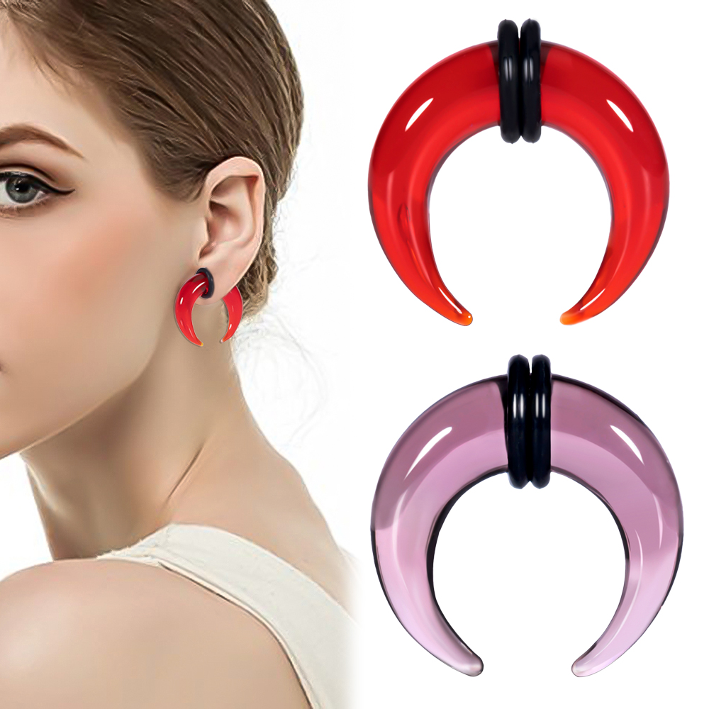 Doearko 1 個ファッション居心地の良いガラスストレッ - Septum Clicker Ring のレビューと価格