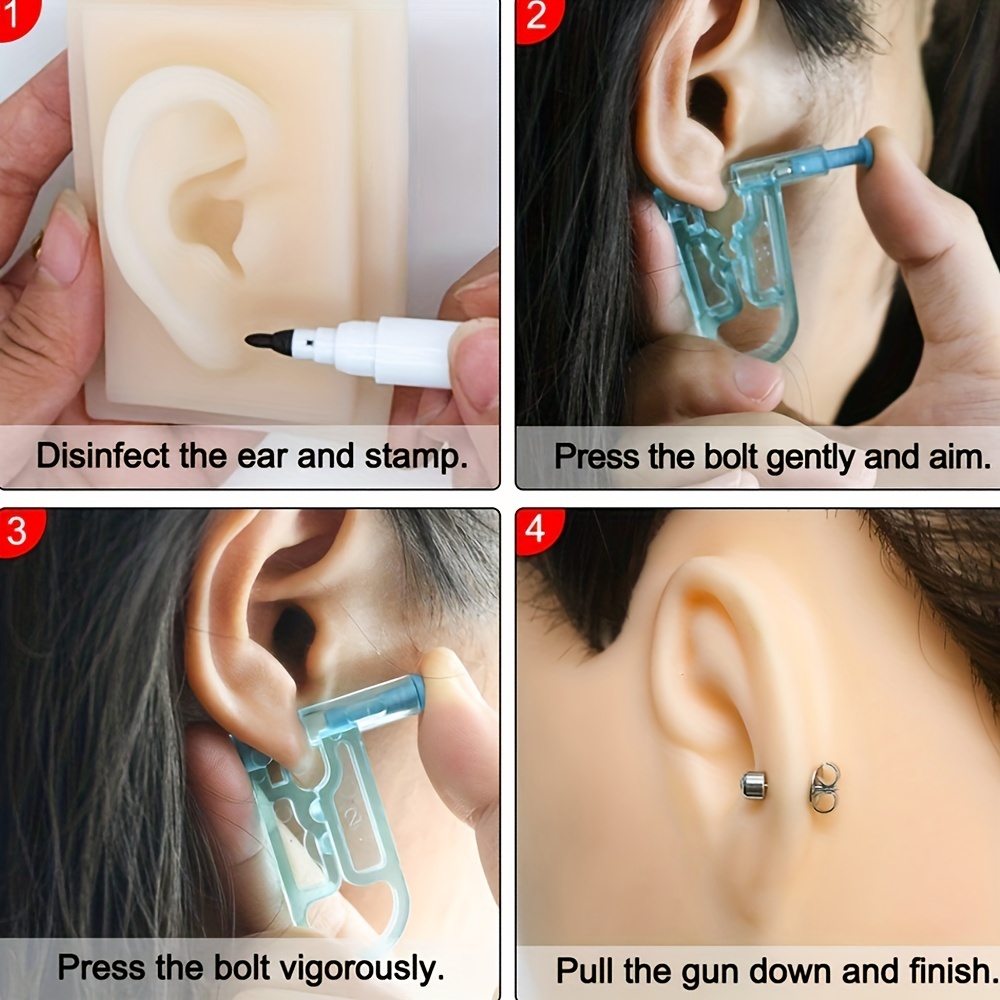 パンプピアスツールと鋼ボール,3個セット,ピアスツール,安全 - Body Jewelry Store のレビューと価格